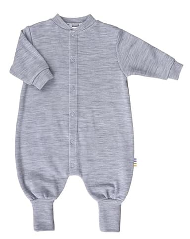 Joha, Baby Kleinkind Merino Anzug Overall, 95% Merinowolle, 5% Polyamid (Grau, 70 (68-74))